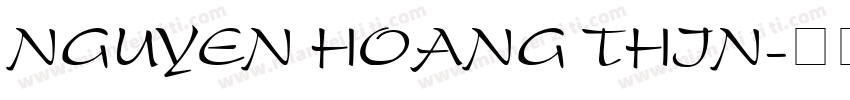Nguyen Hoang Thin字体转换